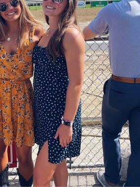 Garage Navy Minidress